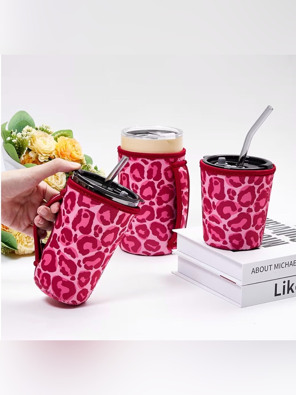 YOU CHOOSE reusable insulated iced or hot coffee cup - Picture 7 of 9